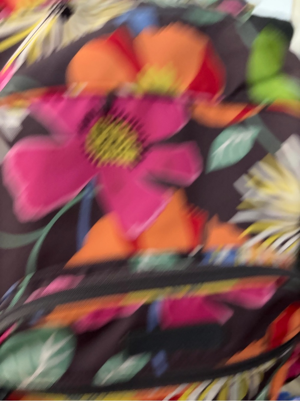 Vera Bradley Lighten Up Campus Backpack in Jazzy Blooms - Picture 5 of 14